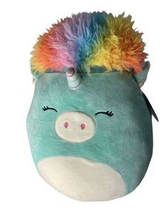 Kellytoy Squishmallow 16” Kennedy the Unicorn Squish-Doos Stuffed Plush 2021 New